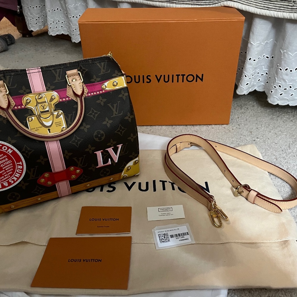 Louis Vuitton Speedy 30 Summer Trunks